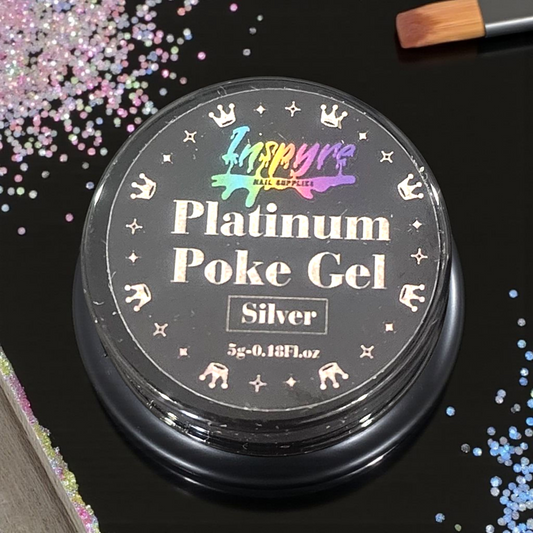 Platinum poke gel silver