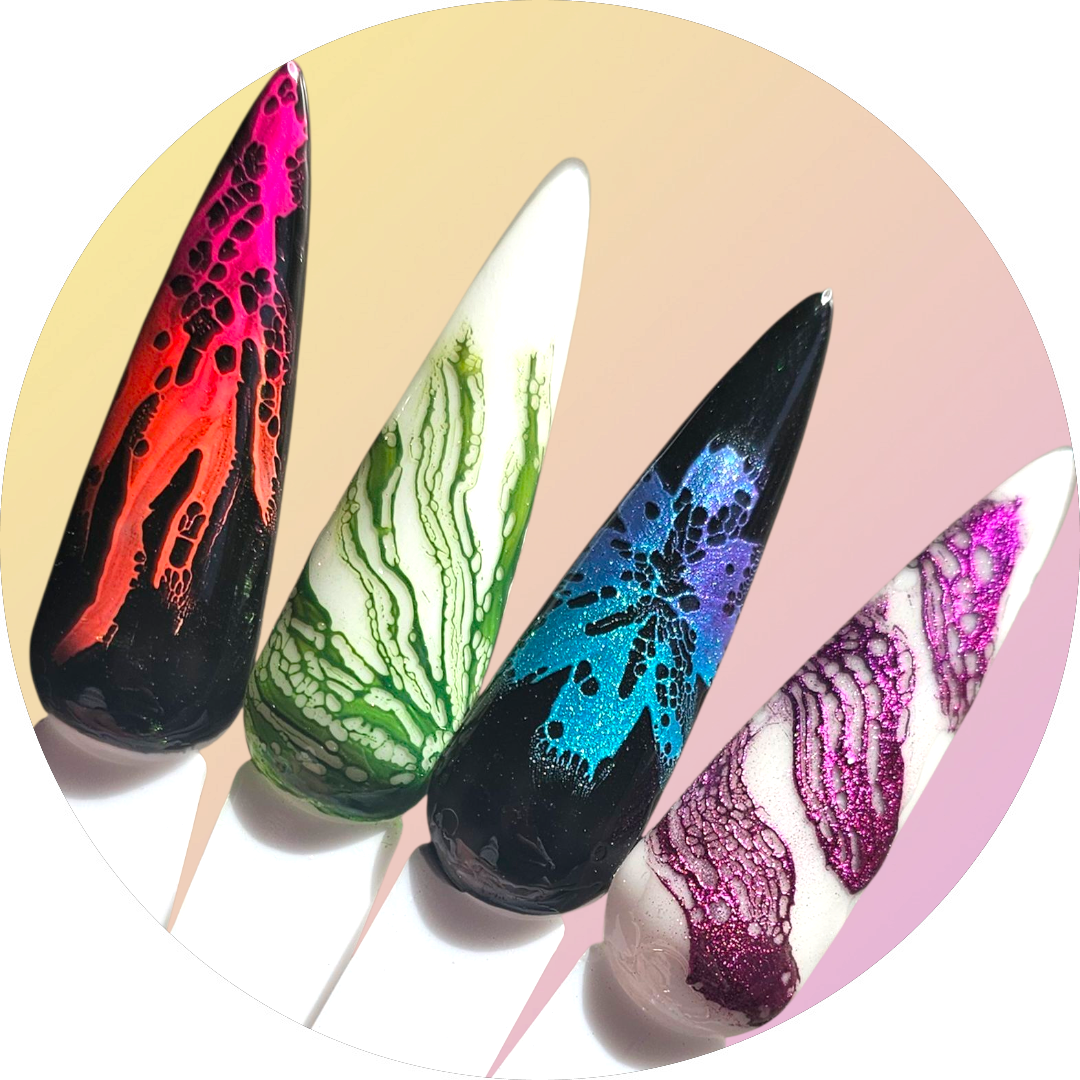 Abstract gel set