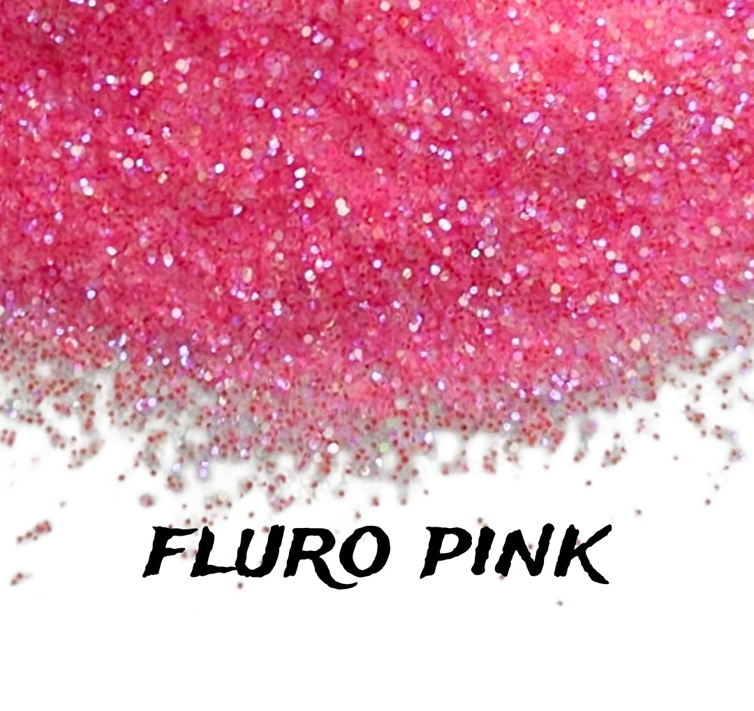 Fluro Pink Glitter