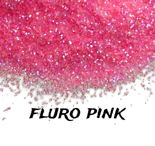 Fluro Pink Glitter