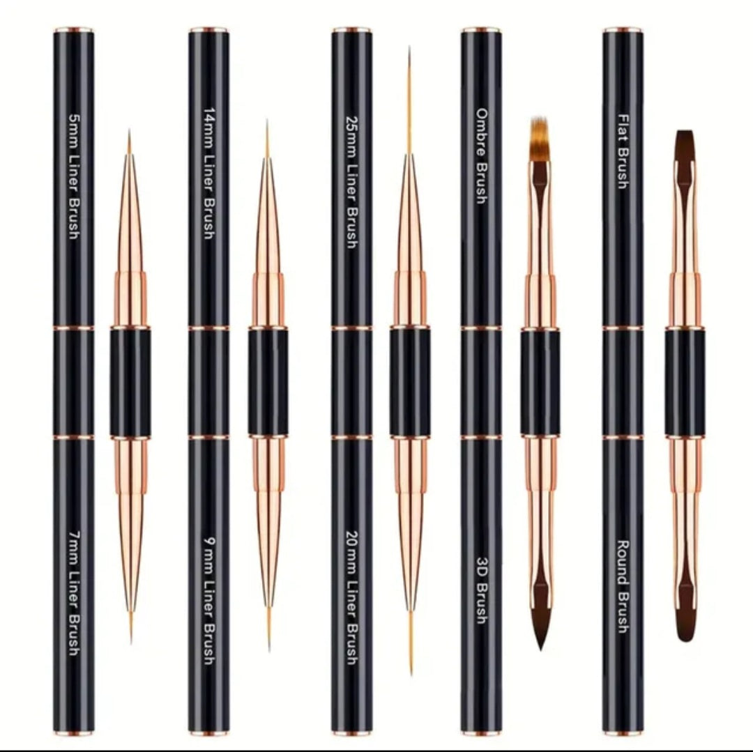 Dual brush set black
