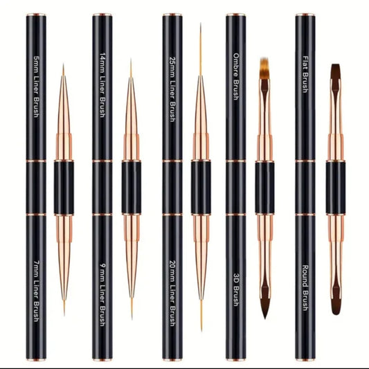 Dual brush set black