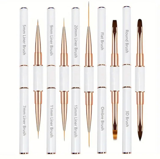 Dual brush set white