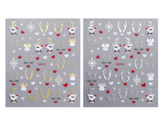 2pc xmas reindeer