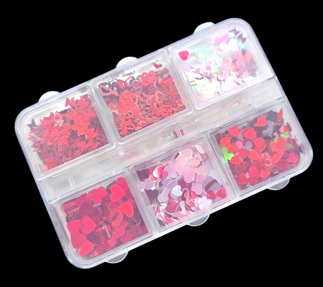 Valentines sequins